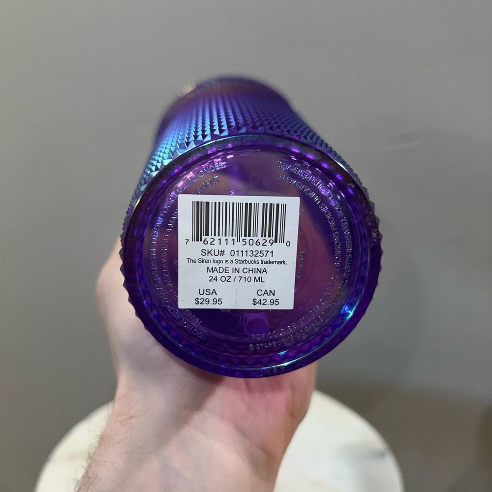 Starbucks Purple Studded Tumbler target exclusive - oil slick purple. 24oz - Picture 2 of 2